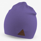 Двупластова трикотажна шапка в синьо-лилаво 2