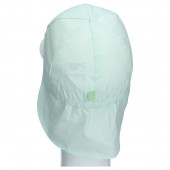 Лятна шапка в мента с платка на врата и UV 30+  3