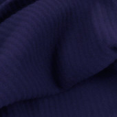 Ватиран панталон с широки крачоли в син парламент 4