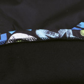 Шушляков панталон с полар "Graphics" в черно 2