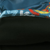 Шушляков панталон с полар "Graphics" в петролено синьо 3