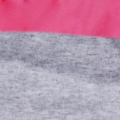 Детски шушляков гащеризон в наситено розово 3