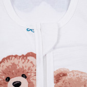 Спален чувал с двупосочен цип и крачета "Cute bear" 9