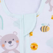Спален чувал с двупосочен цип и крачета "Honey bear" 9