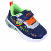 Светещи олекотени маратонки "Space" в тъмносиньо 2