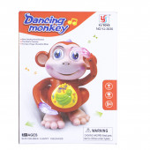 Tанцуваща маймунка със звук и светлини 20 x 14 см. 2