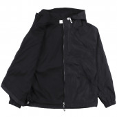 Тънко шушляково яке в черно 3