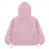 Тънко шушляково яке в пудра 2