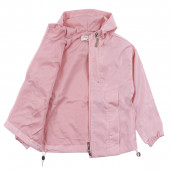 Тънко шушляково яке в пудра 3