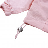 Тънко шушляково яке в пудра 4