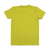 Детска тениска "Adventure" в цвят лайм 2