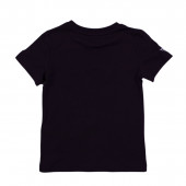 Детска памучна тениска за момчета в черно 2
