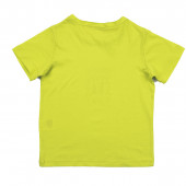 Детска тениска за момчета в зелено с надпис 2