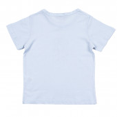 Детска тениска за момчета в синьо с надпис 2