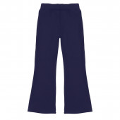 Термо панталон тип "чарлстон" в тъмносиньо 2