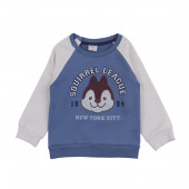 Ватиран комплект "Squirrel league" в синьо 2