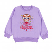 Ватиран комплект "Sweet drink" в лилаво 2