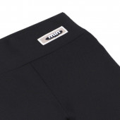 Ватиран рипсов клин в черно 3