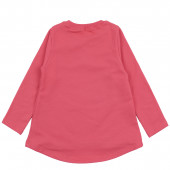 Детска ватирана блуза "Puppy" в цвят диня 2