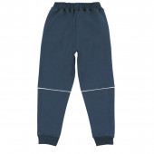 Ватирано долнище "Trust yourself" в петролено синьо 2