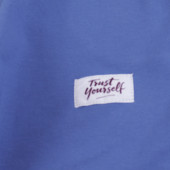 Ватирано долнище "Trust yourself" в синьо 3