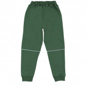 Ватирано долнище "Trust yourself" в зелено 2