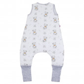 Зимен спален чувал с двупосочен цип и крачета "Cute bear" 4