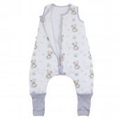 Зимен спален чувал с двупосочен цип и крачета "Cute bear" 5