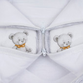 Зимен спален чувал с двупосочен цип и крачета "Cute bear" 8