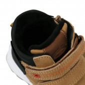 Детски зимни боти в охра и черно 2