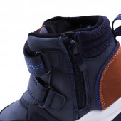 Зимни боти с топла вата "Star" в синьо 3