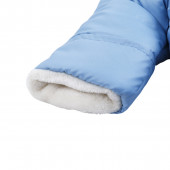 Зимно чувалче за новородено в синьо 6