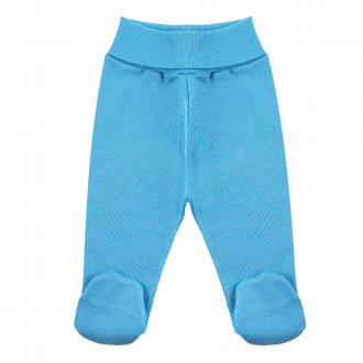 Ританки от памучна материя в цвят тюркоаз