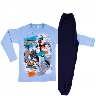 Детска памучна пижама за момчета