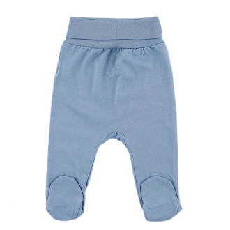 Ританки от памучна материя в гълъбовосиньо