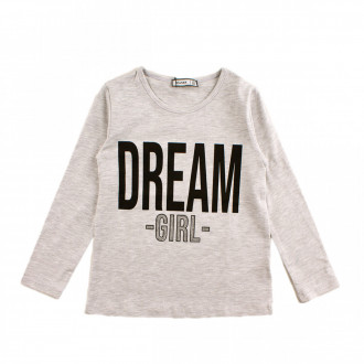 Блуза в светлосив меланж  "Dream girl"