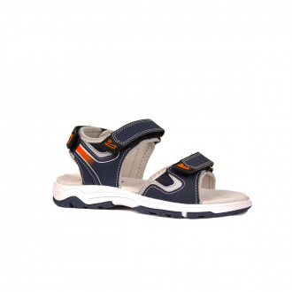 Детски анатомични сандали за момчета в цвят деним