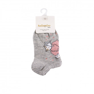 Детски къси чорапки тип терлик за момичета