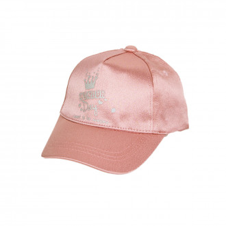 Детска лятна шапка "Wonder day" в опушено розово