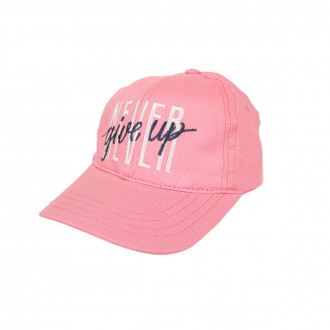 Лятна шапка за момичета "Never" в розово