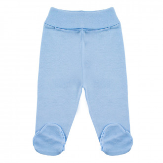 Ританки от памучна материя в син цвят 