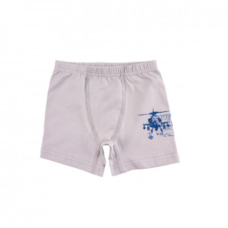 Боксер в светлосив цвят ,,Спасители" за момчета 