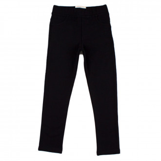 Ватиран клин-панталон в черен цвят 1