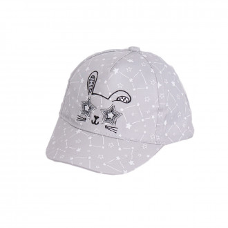 Детска лятна шапка "Stars" в сиво