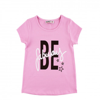 Детска тениска "Be fabulous" за момичета