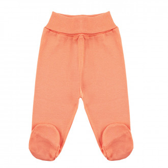 Ританки от памучна материя в цвят сьомга