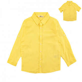 Детска риза в жълто  за момчета 1