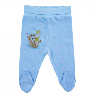 Ританки с апликация в синьо