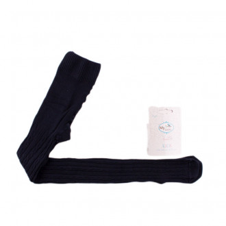 Детски памучен тъмносин чорапогащник (1 - 10 год.) 1