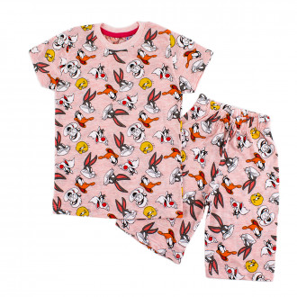 Детска лятна пижама за момичета "Animated"